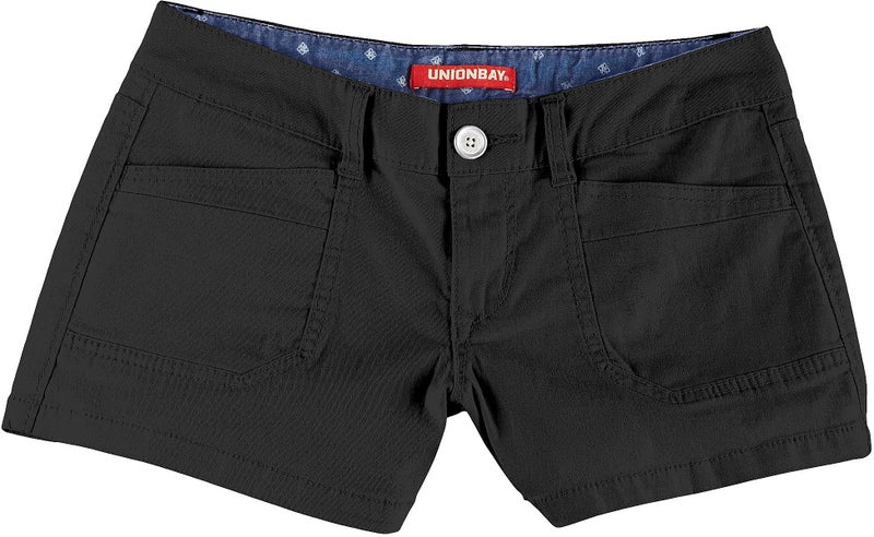 UNIONBAY womens Delaney Stretch 3.5" Inseam Casual Shorts, Black, 3 US - Image 3